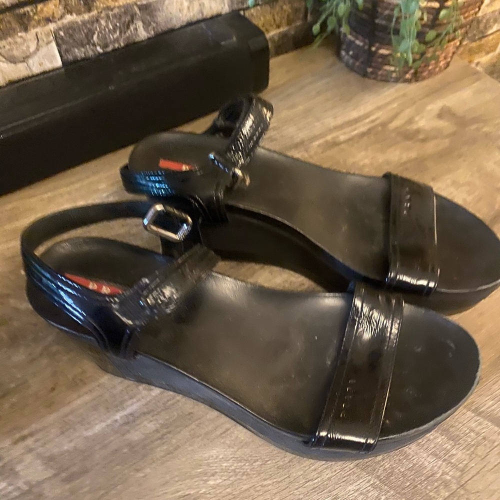 Prada wedges